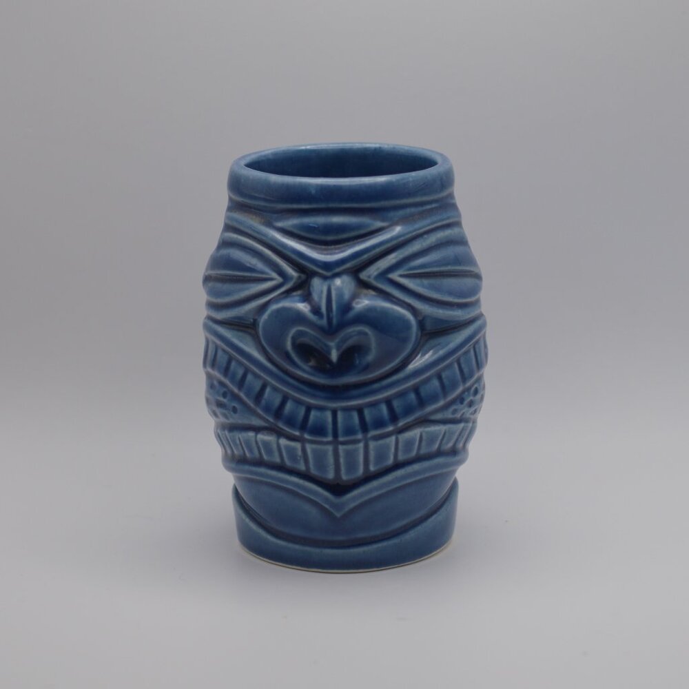 Tiki Farm 2001 Blue 4.5 inch Tiki (Smiley Jimmy C)